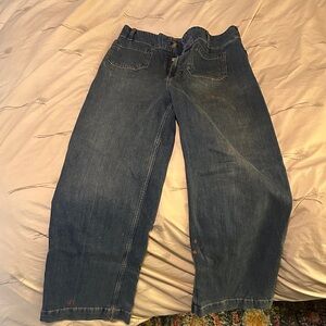 Pilcro Relaxed Fit Dark Blue Jeans